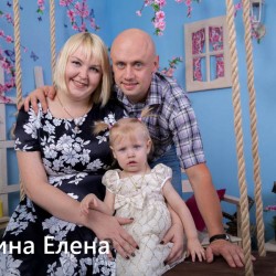 Семейная фотосессия - Дарья, Дмитрий и Валерия